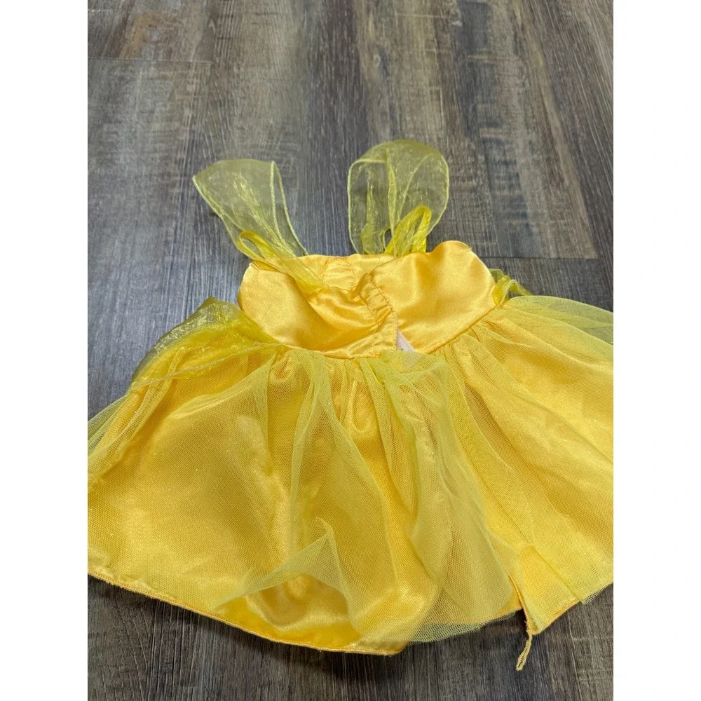 Build-A-Bear Disney Princess Belle Yellow Dress Beauty and the Beast Dress only